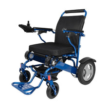 Load image into Gallery viewer, Heavy Duty Electric Wheelchair - 18&#39;&#39; Seat Width - Blue (Adjustable Backrest)