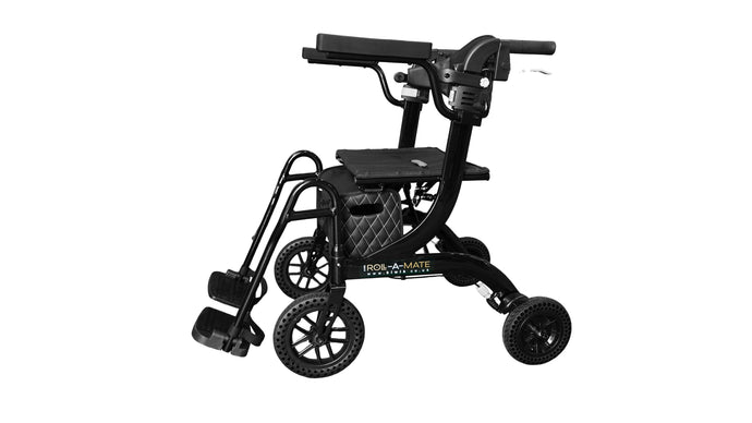 Roll-A-Mate 4 wheel rollator walker with seat