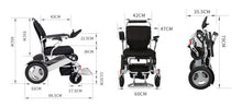 Load image into Gallery viewer, Super Heavy Duty Electric Wheelchair D09XL by KWK / 21&#39;&#39;  PINK