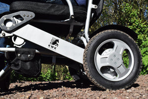 Super Heavy Duty Electric Wheelchair D09XL by KWK / 21''  PINK