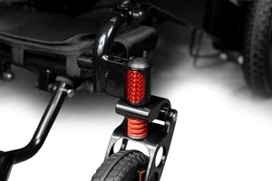 KWK D09 Style-Heavy Duty Electric Wheelchair - 21'' Seat Width - Black (Rose Edition)