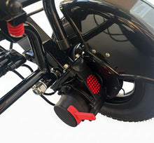 Load image into Gallery viewer, KWK D09 Style-Heavy Duty Electric Wheelchair - 21&#39;&#39; Seat Width - Black (Rose Edition)