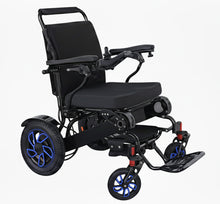 Load image into Gallery viewer, KWK D09 Style-Heavy Duty Electric Wheelchair - 21&#39;&#39; Seat Width - Black (Sky Edition)
