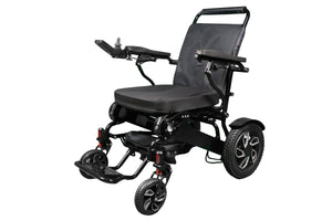 KWK D09 Style-Heavy Duty Electric Wheelchair - 21'' Seat Width - Black (Pearl Edition)