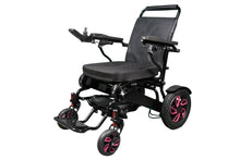 Load image into Gallery viewer, KWK D09 Style-Heavy Duty Electric Wheelchair - 21&#39;&#39; Seat Width - Black (Rose Edition)
