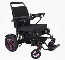 Load image into Gallery viewer, KWK D09 Style-Heavy Duty Electric Wheelchair - 21&#39;&#39; Seat Width - Black (Rose Edition)