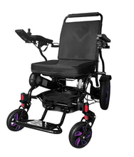 Load image into Gallery viewer, KWK D09 Style-Heavy Duty Electric Wheelchair - 21&#39;&#39; Seat Width - Black (Amethyst Edition)
