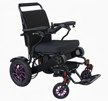 Load image into Gallery viewer, KWK D09 Style-Heavy Duty Electric Wheelchair - 21&#39;&#39; Seat Width - Black (Amethyst Edition)