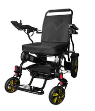 Load image into Gallery viewer, KWK D09 Style-Heavy Duty Electric Wheelchair - 21&#39;&#39; Seat Width - Black (Sunshine Edition)