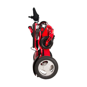 Heavy Duty Electric Red Wheelchair - 18'' Wide Armrest - KiwiK