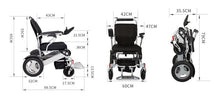 Load image into Gallery viewer, Heavy Duty Electric Red Wheelchair - 18&#39;&#39; Wide Armrest - KiwiK