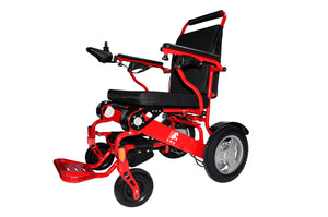 Super Heavy Duty Electric Red Wheelchair - KiwiK