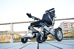 Super Heavy Duty Electric Blue Wheelchair - KiwiK