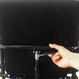 Heavy Duty Electric Silver Wheelchair - 18'' Wide Armrest - KiwiK