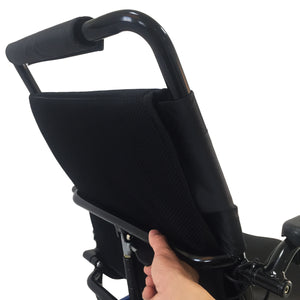 Heavy Duty Electric Black Wheelchair - 21'' Wide Armrest - KiwiK