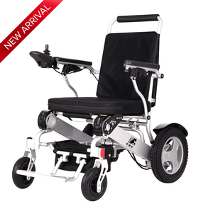 Heavy Duty Electric Silver Wheelchair - 21'' Wide Armrest - KiwiK